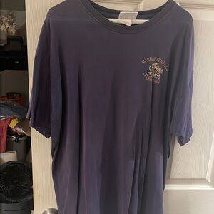 Margaritaville Blue Crew Neck Short Sleeve Tee